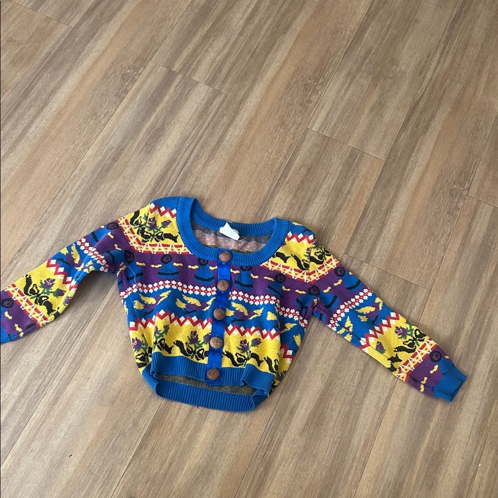 BETSEY JOHNSON Colorful Patterned Cardigan